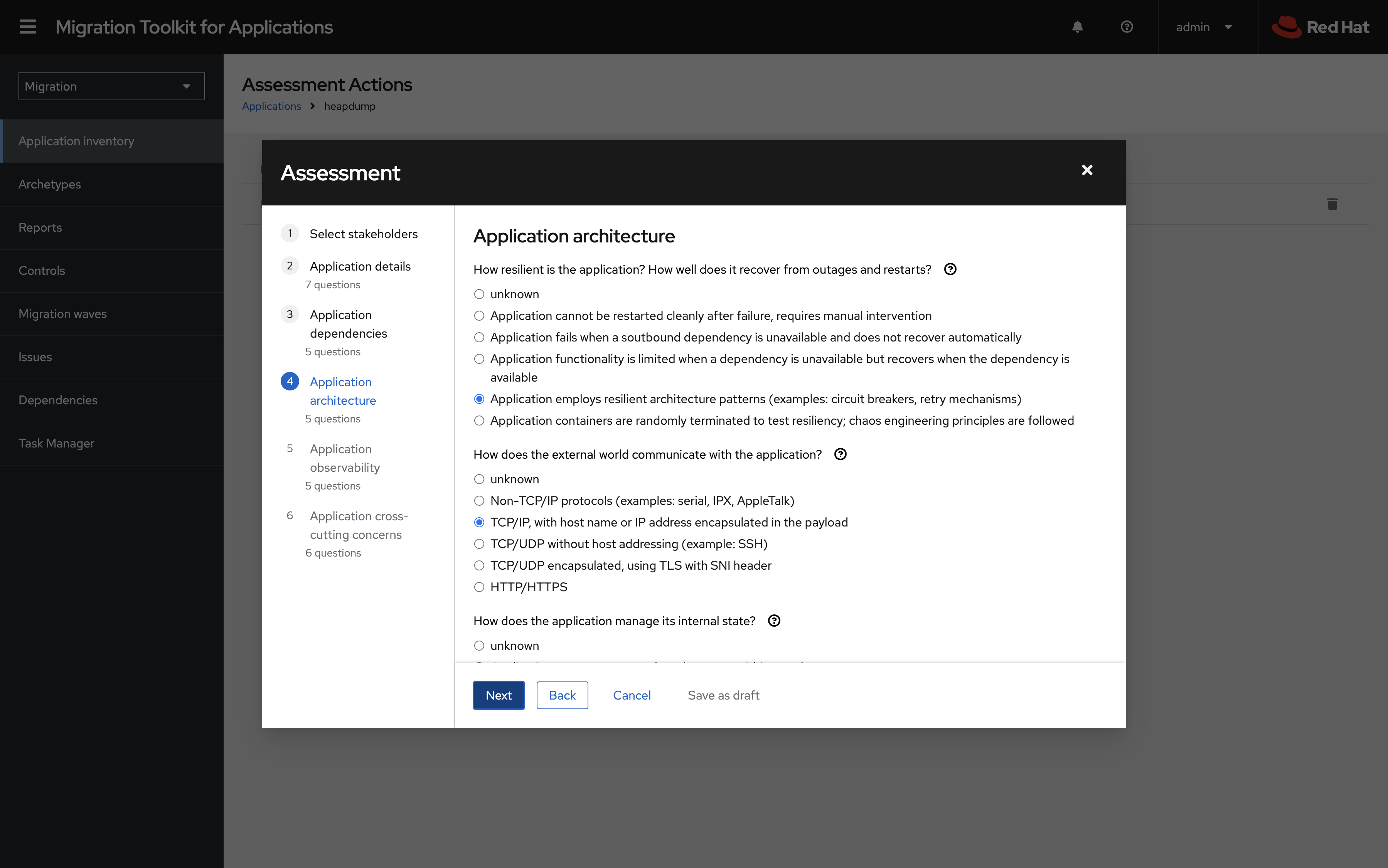 Migration Toolkit for Applications - Assessment
