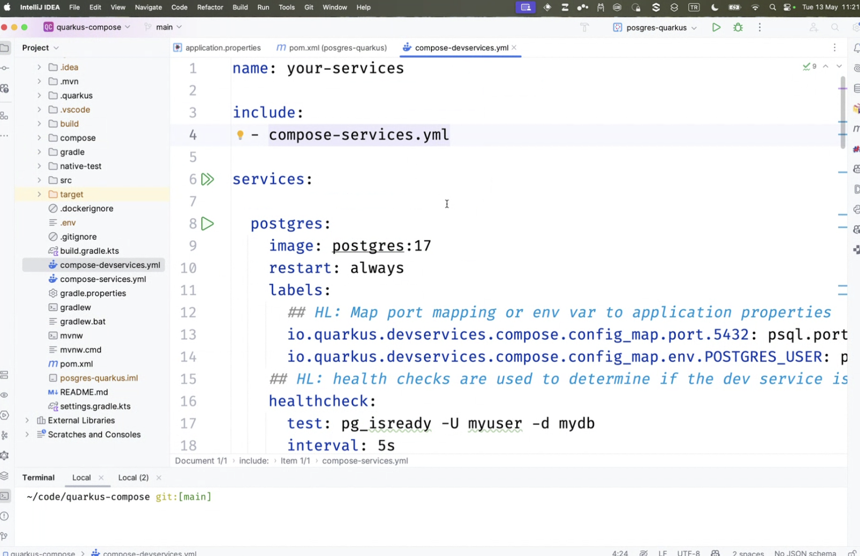 Compose Services
